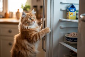 cat food substitute.Cats Eat from the Fridge
